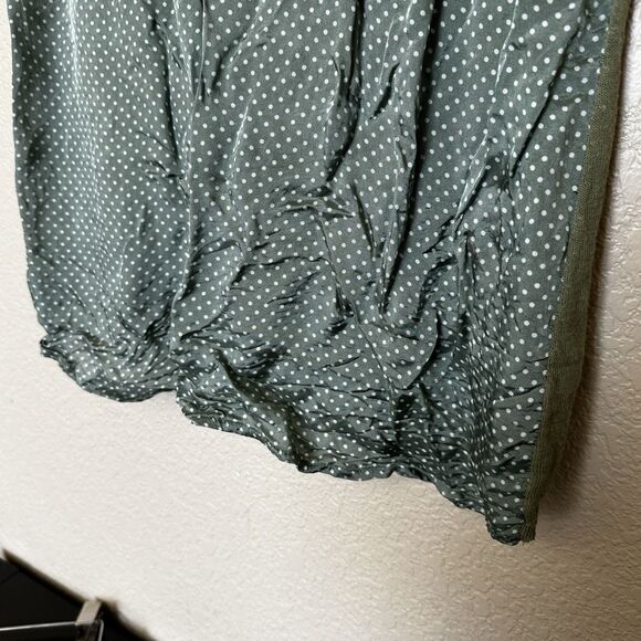 Very Gotha Italia Sleeveless Green Collared Shirt Sweater Mixed Size Small (3) - Picture 10 of 13